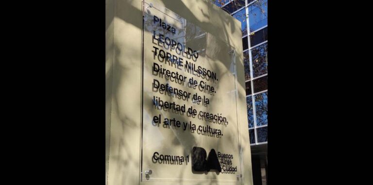 Inaugurarán la puesta en valor de la plaza Leopoldo Torre Nilsson